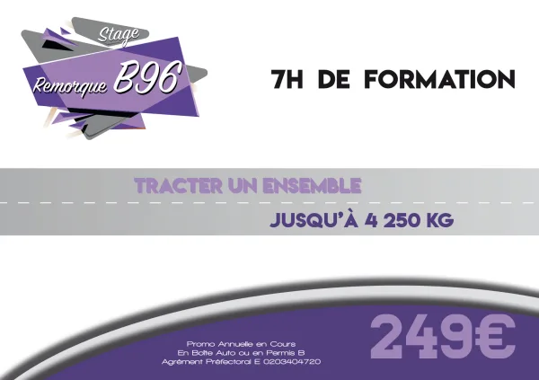 Permis Remorque B96 – Image 2